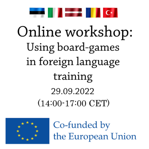 Видео-презентации с проекта “Using board-games in foreign language trainings” при поддержке Erasmus